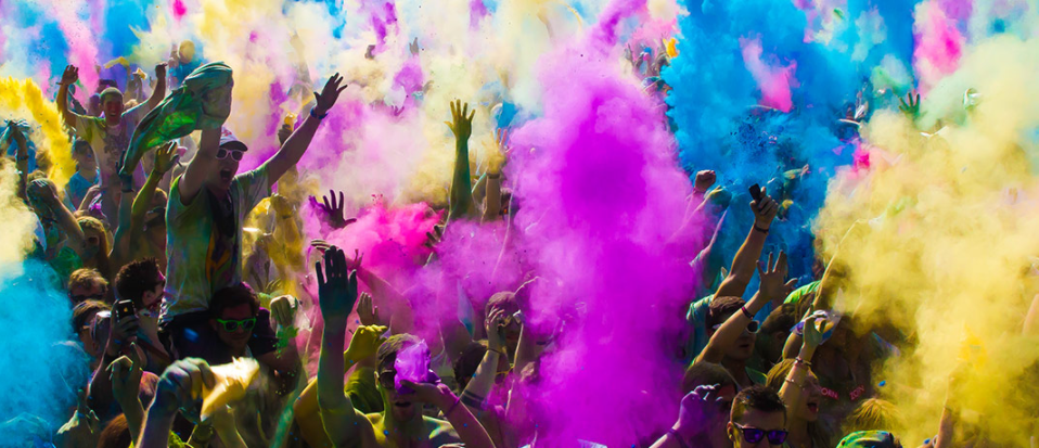 Holi hai festival Bogotá