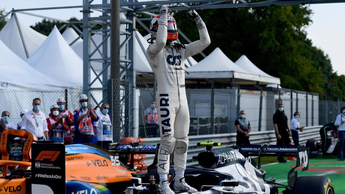Formula 1, Gasly wins in an unforgettable Italian Grand ...